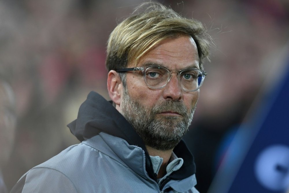 Klopp was not happy with the result. AFP