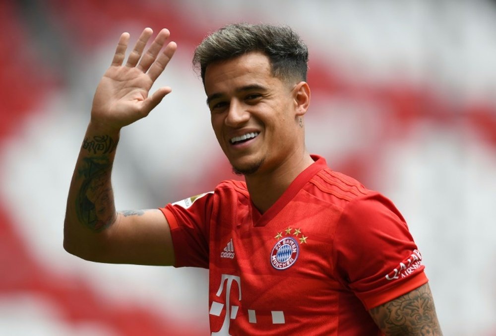 Coutinho é apresentado no Bayern de Munique. AFP