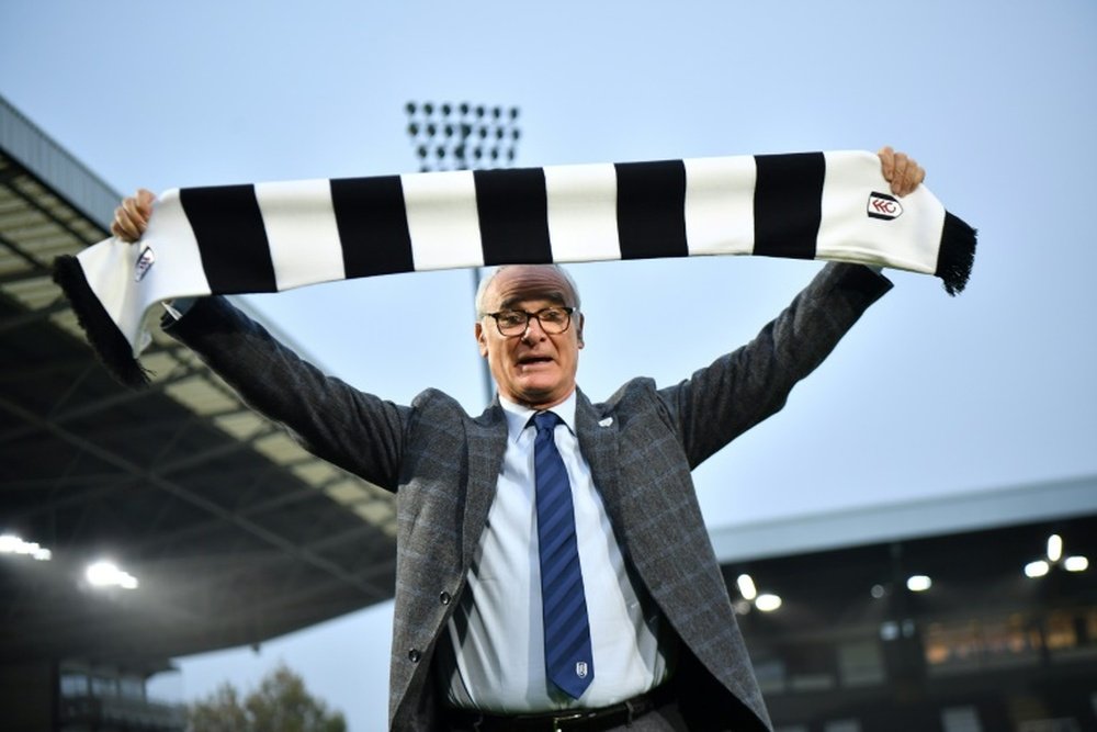 Ranieri pictured at Fulham's Craven Cottage. AFP