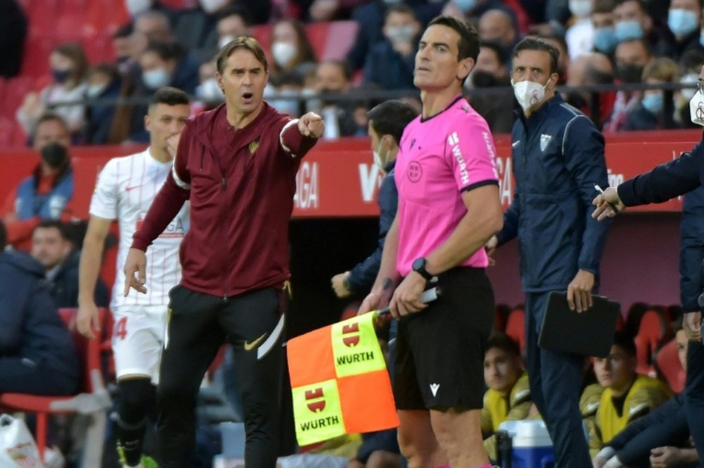 El ciclo de Lopetegui en el Sevilla FC está llegando a su fin. EFE.