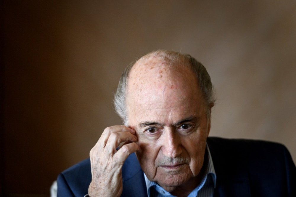 Sepp Blatter criticised the English as he spoke about the World Cup. AFP