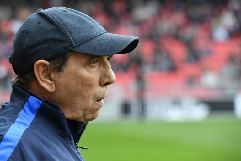 Jean-Louis Gasset dejará de ser entrenador del Montpellier al final temporada. AFP