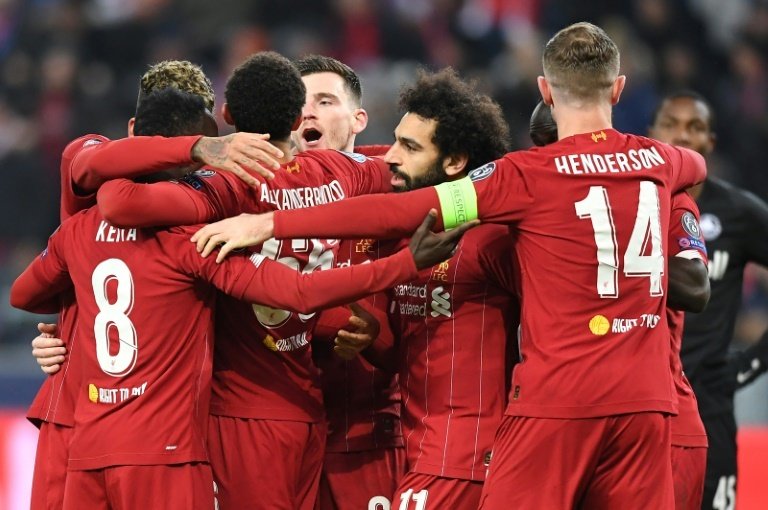 Le groupe de Liverpool pour jouer le Mondial des Clubs. AFP