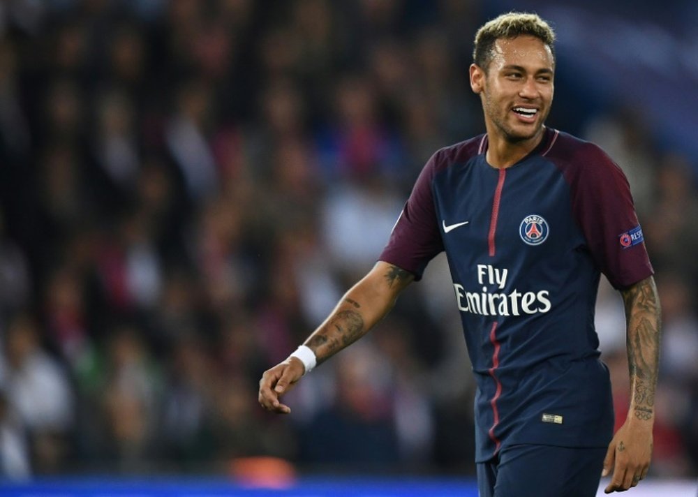 Neymar reconoció que habló de manera cordial con Bartomeu. AFP