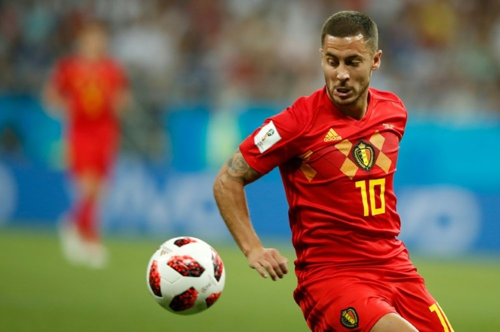 El Mundial de Hazard le acerca al Madrid. AFP