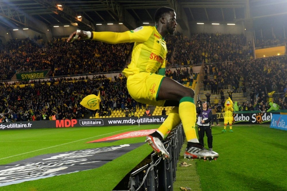 La sublime panenka d'Abdoulaye Touré contre Rennes. AFP