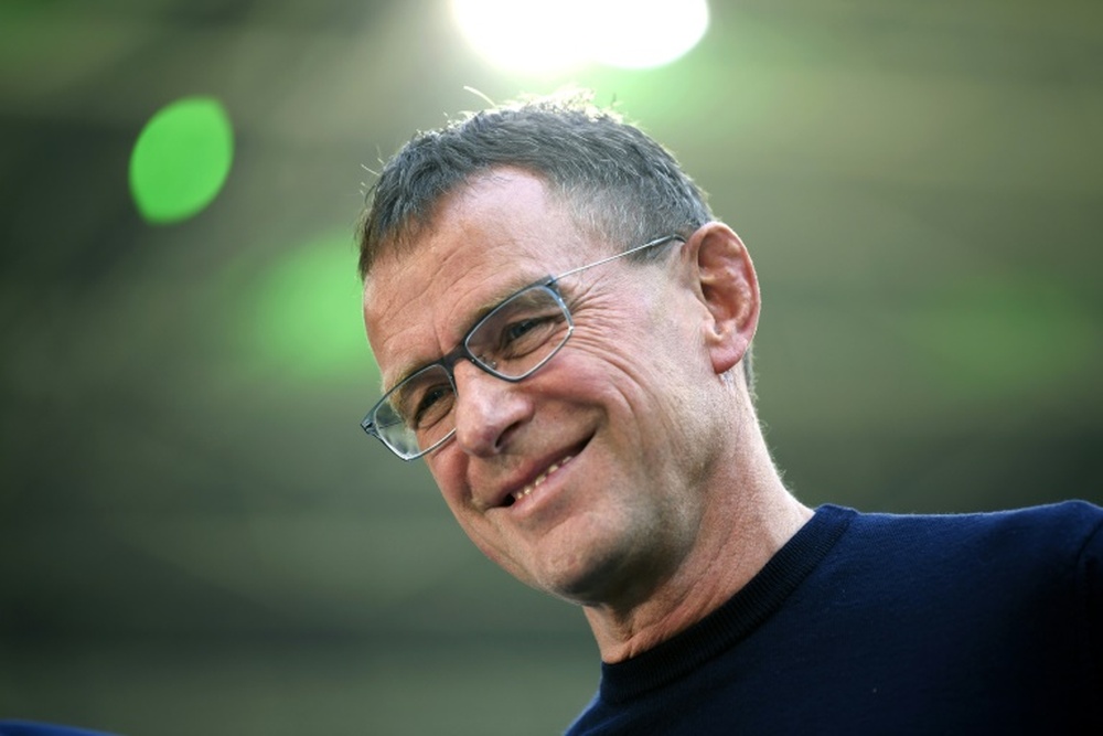 L'Allemand Ralf Rangnick le 20 avril 2021. AFP