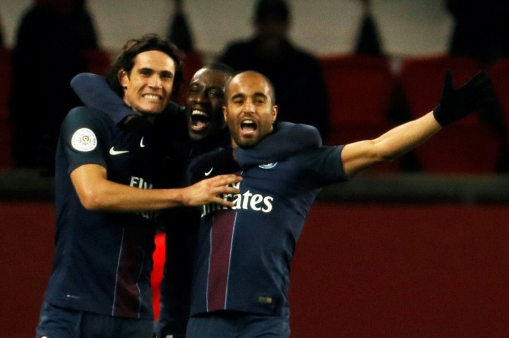 Cavani y Matuidi anotaron los tres goles de los parisinos ante el Metz. AFP/Archivo