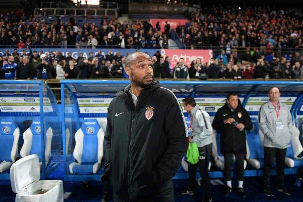 Henry was upbeat despite falling to defeat in his first game as Monaco boss. AFP