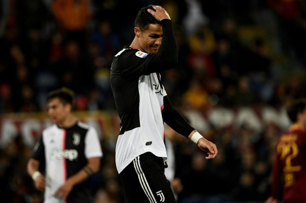 Ronaldo não estará no último encontro de Allegri. AFP