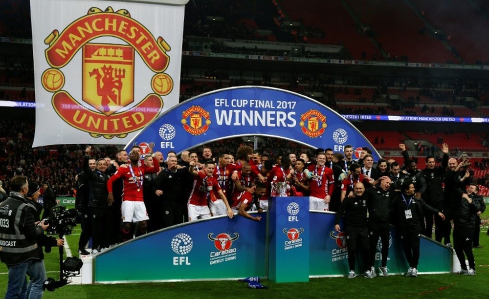El United, un equipo ganador. AFP