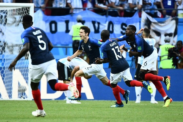 Pavard on Madrid and Barca's watch-list. AFP