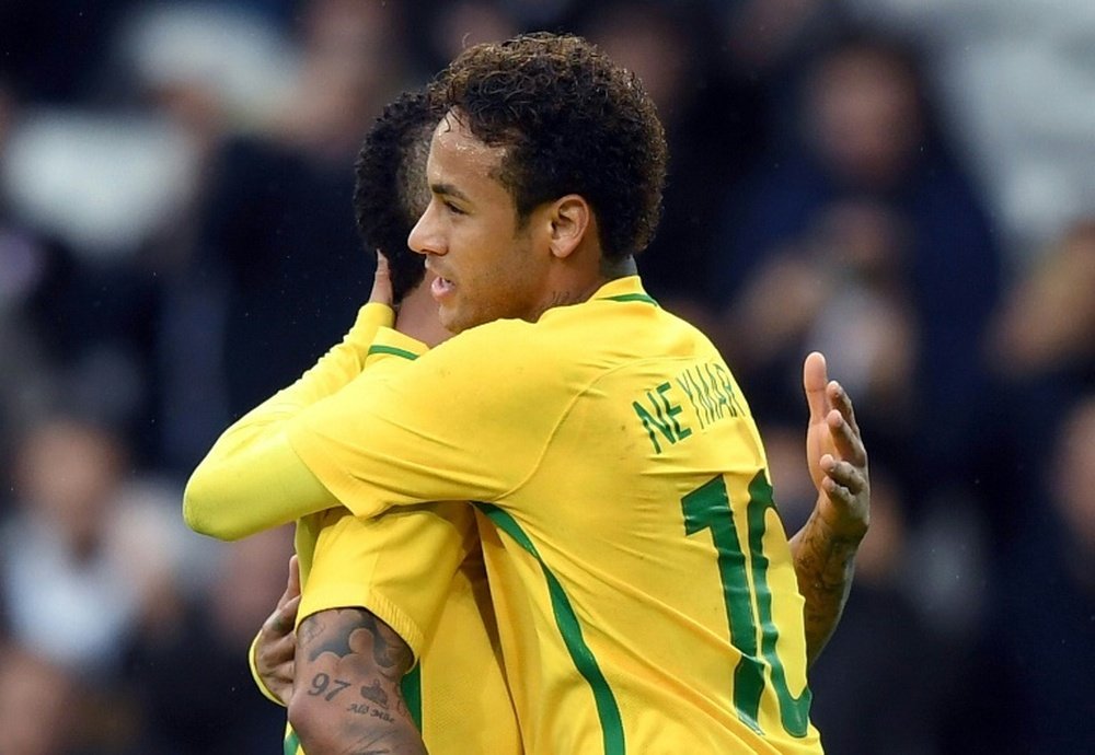 Neymar fait tout pour revenir pour la Coupe du monde. AFP