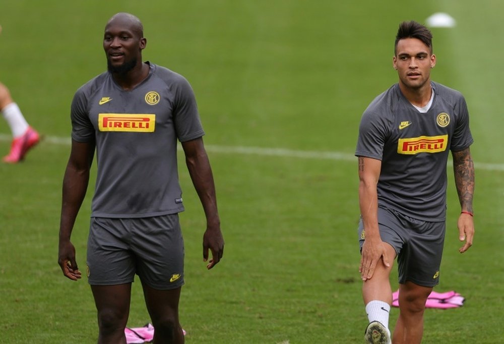 Lautaro est déçu de l'attitude de Lukaku. afp