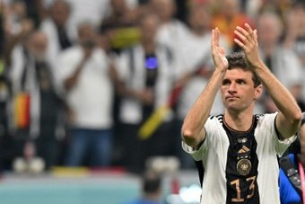 Thomas Müller dio a entender que se retirará de la Selección Alemana. AFP