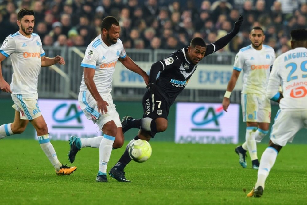 O Marseille empatou, em 1-1, na visita ao Bordeaux. AFP