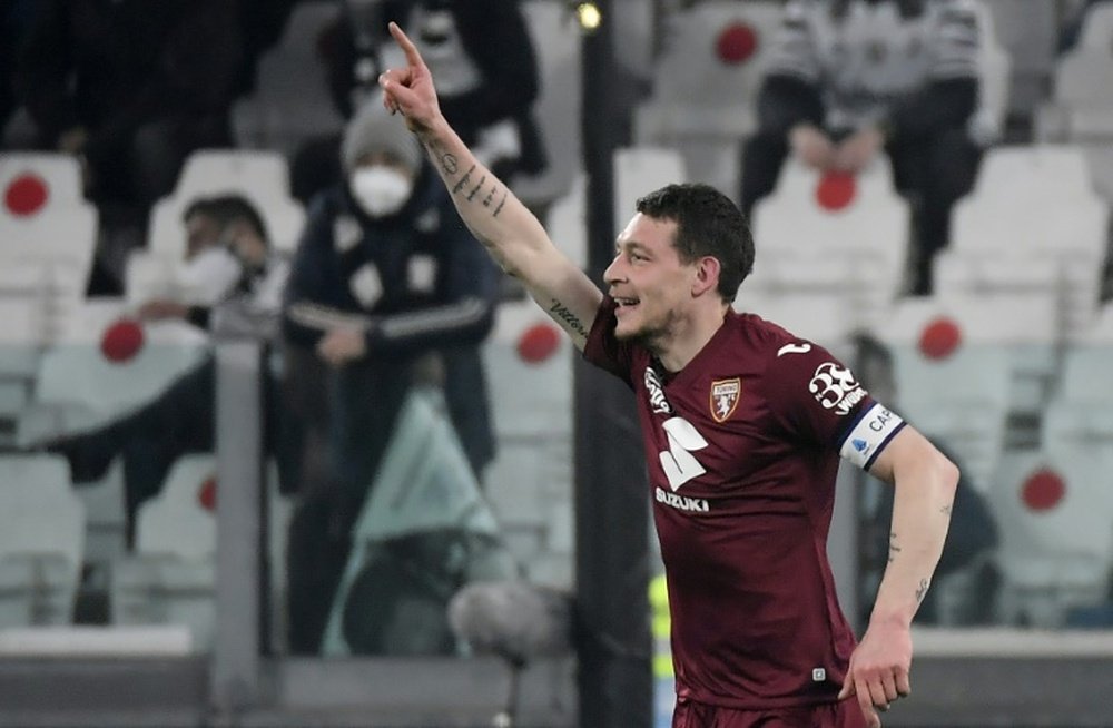 Andrea Belotti, el deseo de Mourinho para su delantera. AFP