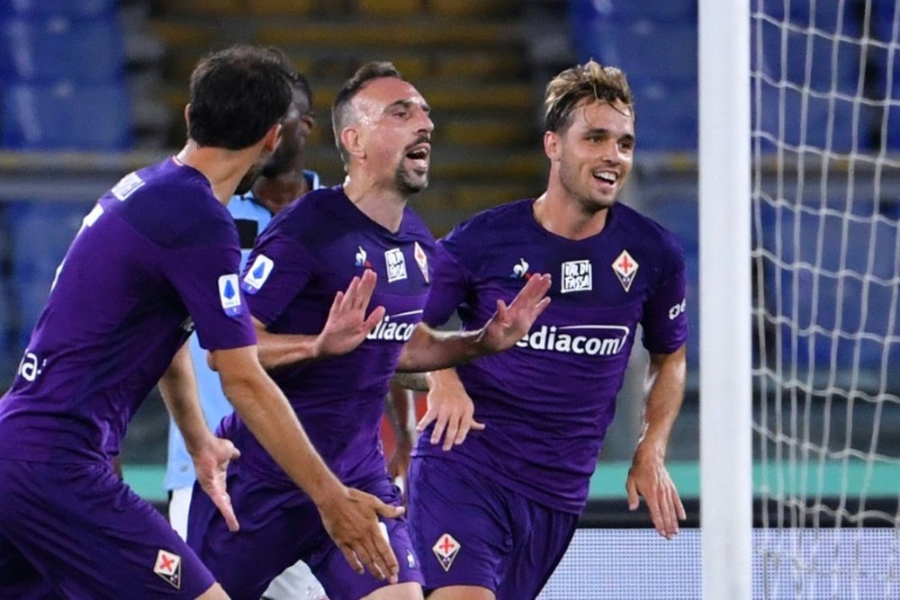 Ribéry rassure sur son attachement à la Fiorentina. AFP
