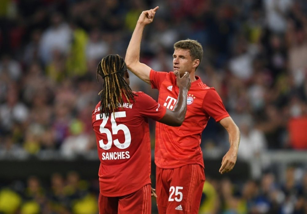 O Bayern prioriza a renovação de Thomas Müller. AFP