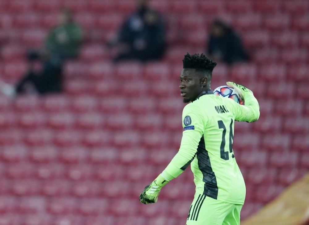 Onana looks set to leave Ajax. AFP