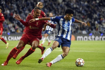 Luis Díaz, el reemplazo que quiere el Liverpool a Salah y Mané. AFP