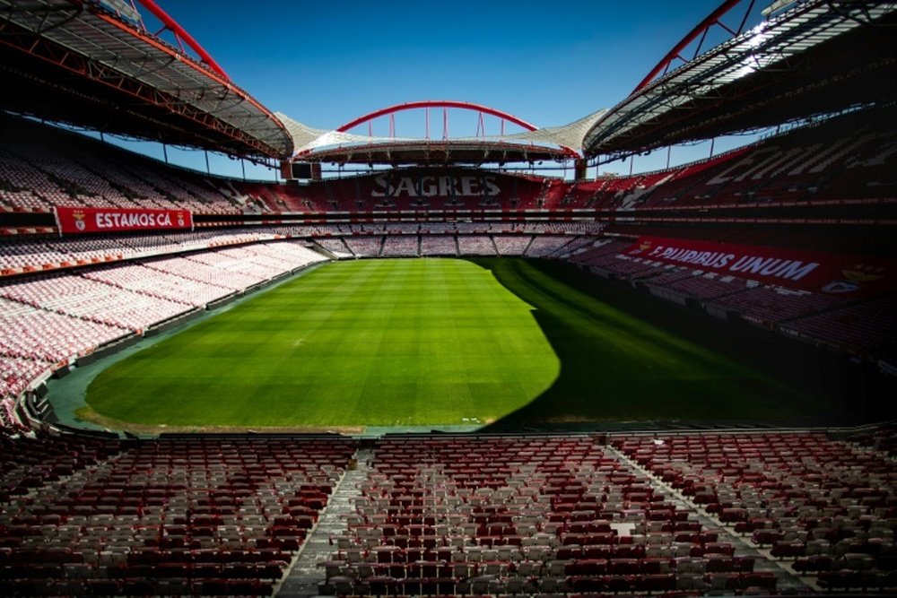 Esádio da Luz receberá partida da Europa League na próxima quinta-feira. AFP