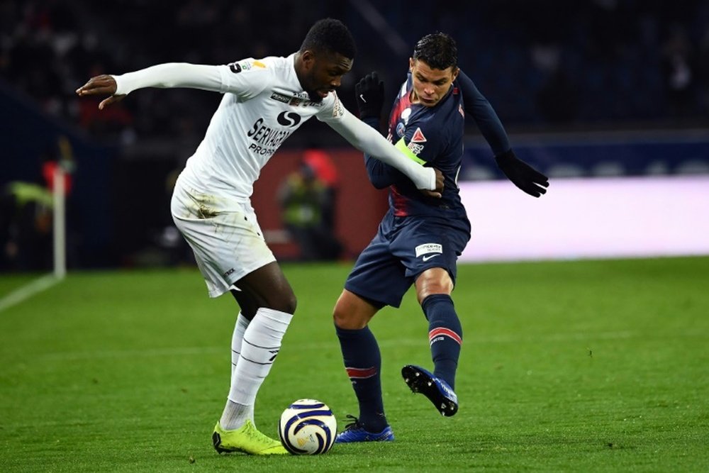 Le PSG affronte de nouveau Guingamp. AFP