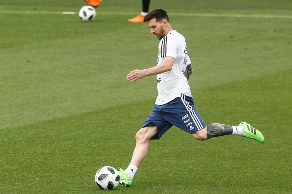 Messi no jugará ante Israel. AFP