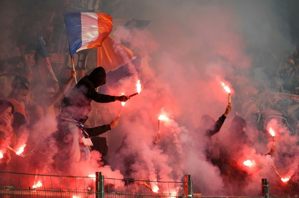 La Ligue 1 cierrap parcialmente el estadio del Montpellier. AFP