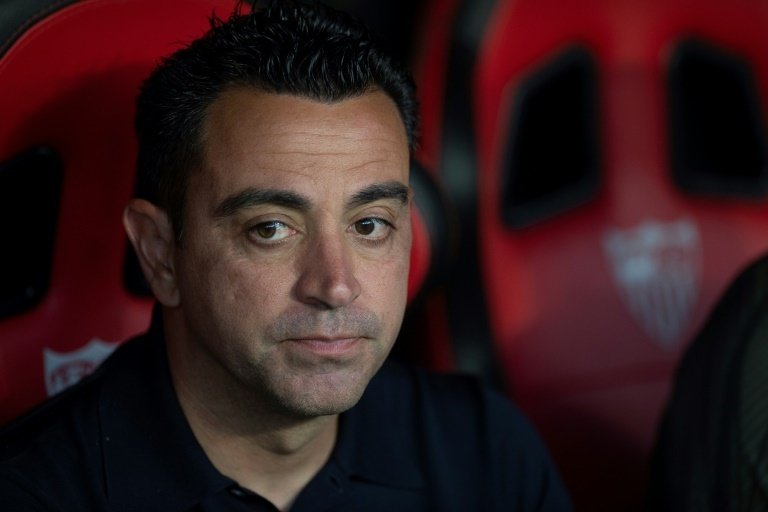 Xavi Hernandez could take Ten Hag's place at United. AFP