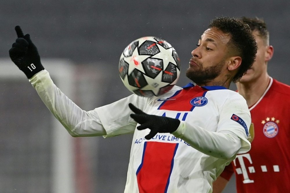 Neymar joked about missing penalties. AFP