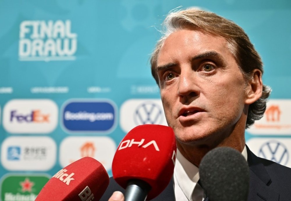 Mancini is committed to Italy. AFP