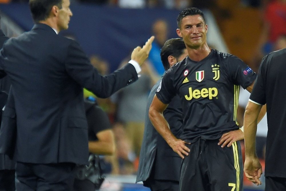 Cristiano Ronaldo, pendiente de su sanción. AFP