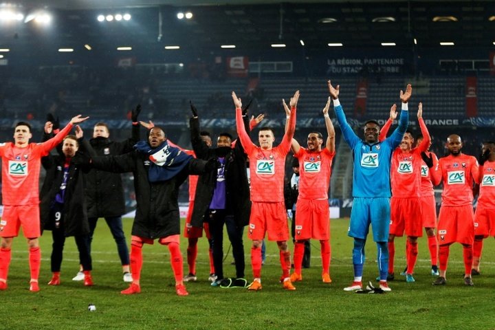 Caen surpreende Olympique de Lyon e lutará com o PSG por um lugar na final