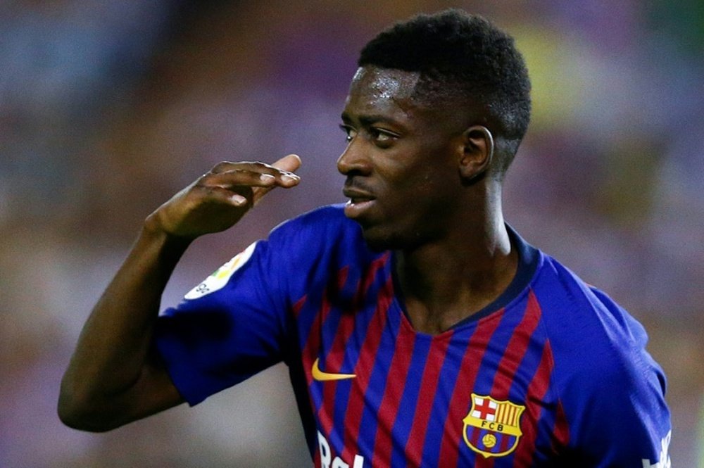 Dembele appears to be going nowhere for now. AFP