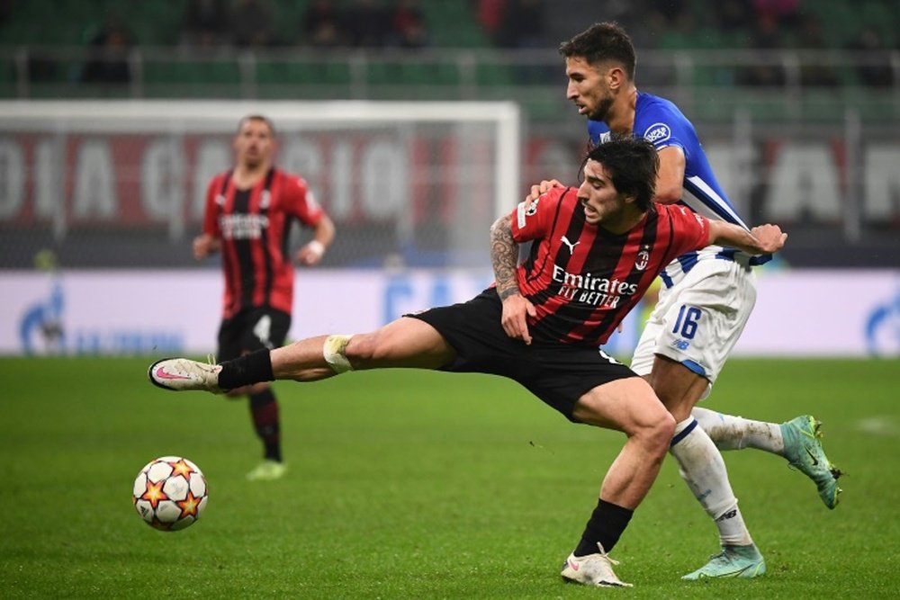 O novo objetivo do Milan é blindar Sandro Tonali. AFP