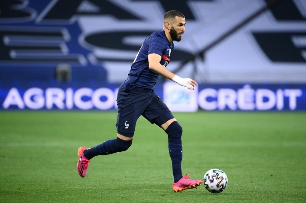 Karim Benzema, grand fan de Ronalo. AFP