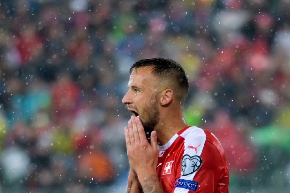 Seferovic se está viendo tentado por el fútbol turco. AFP/Archivo