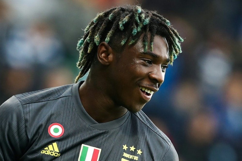 Moise Kean is close to signing for the Premier League team. AFP
