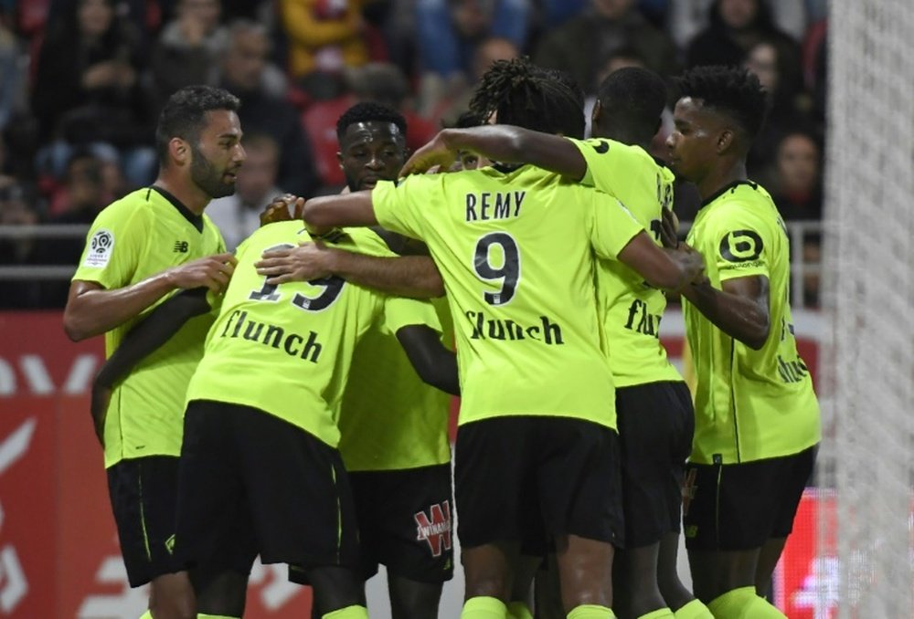 El Lille encadena tres triunfos consecutivos. AFP