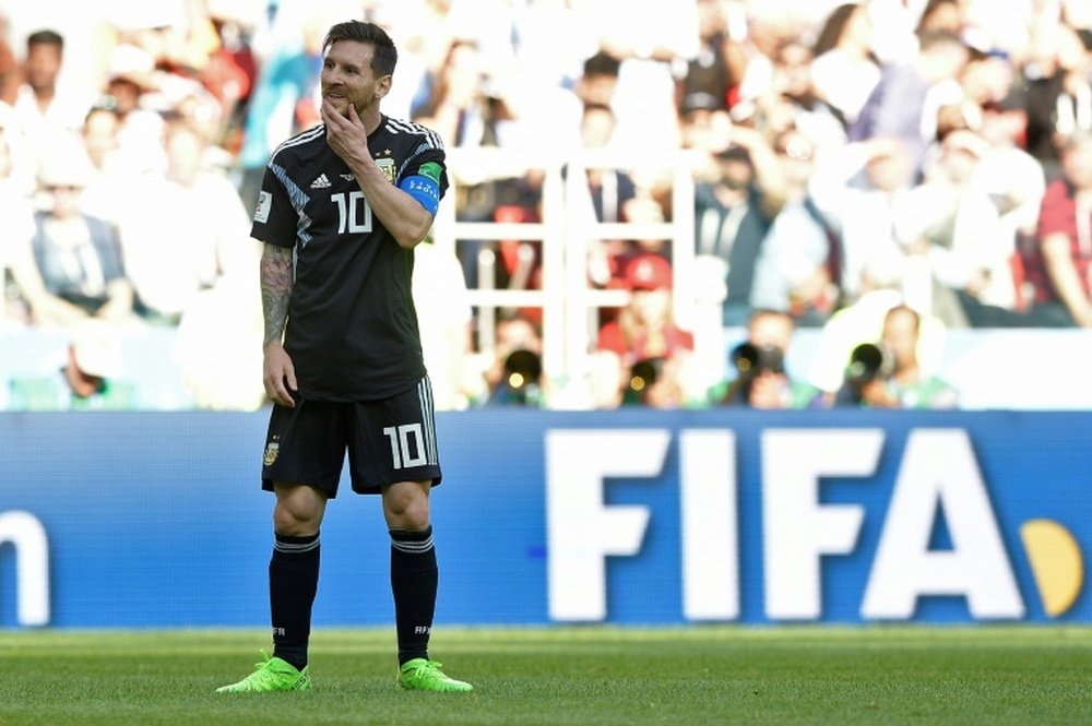 Messi has a point to prove against Croatia. AFP