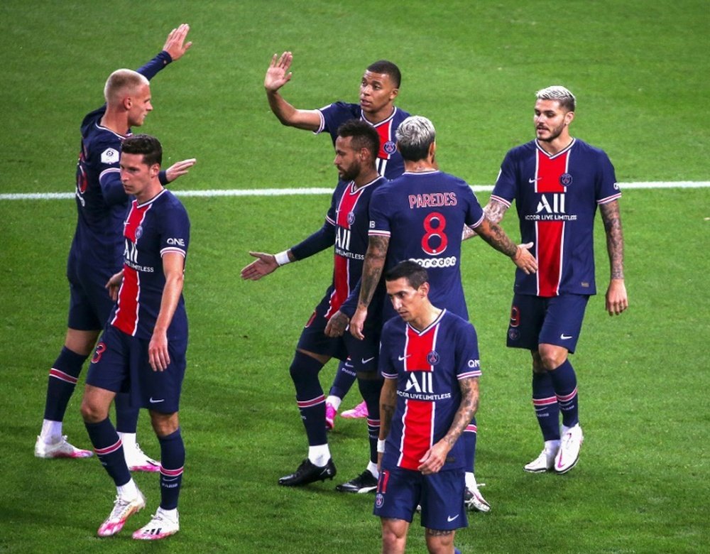 PSG venceu por 2 a 0 com doblete de Icardi. AFP
