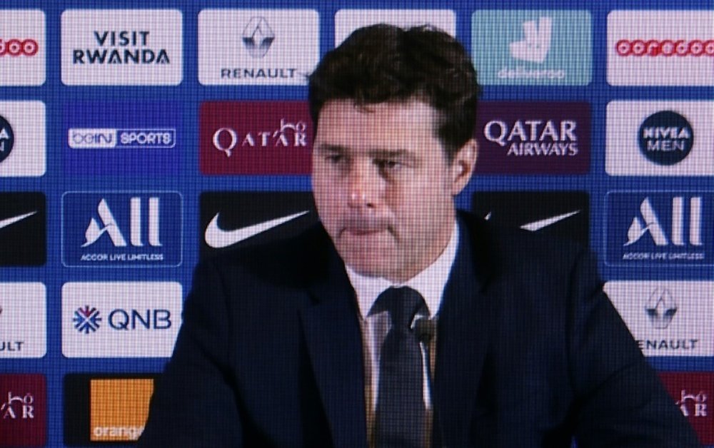 Première conférence de presse pour Pochettino. AFP