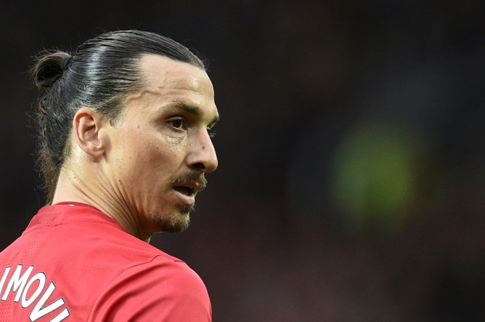 Ibrahimovic continues his recovery. AFP