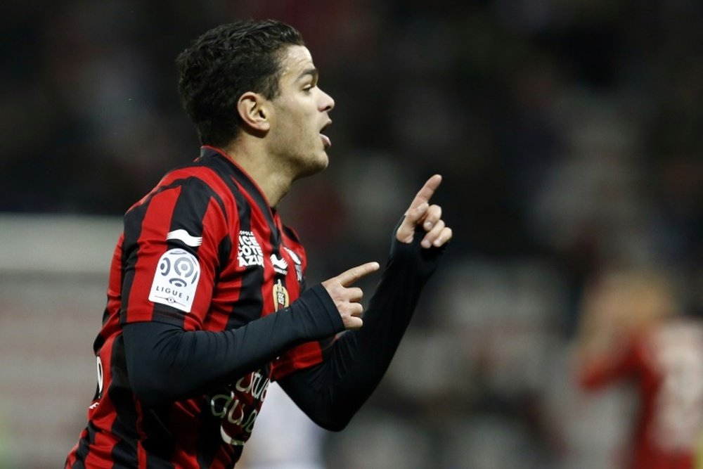 Hatem Ben Arfa avec Nice, face à Toulouse, le 3 février 2016. AFP