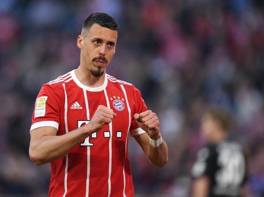 Sandro Wagner, decepcionado. AFP