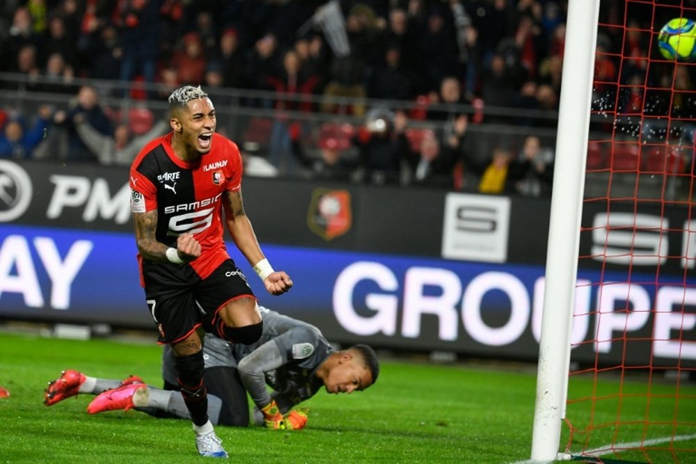 Les compos probables du match de Ligue 1 entre Rennes et Nîmes. AFP