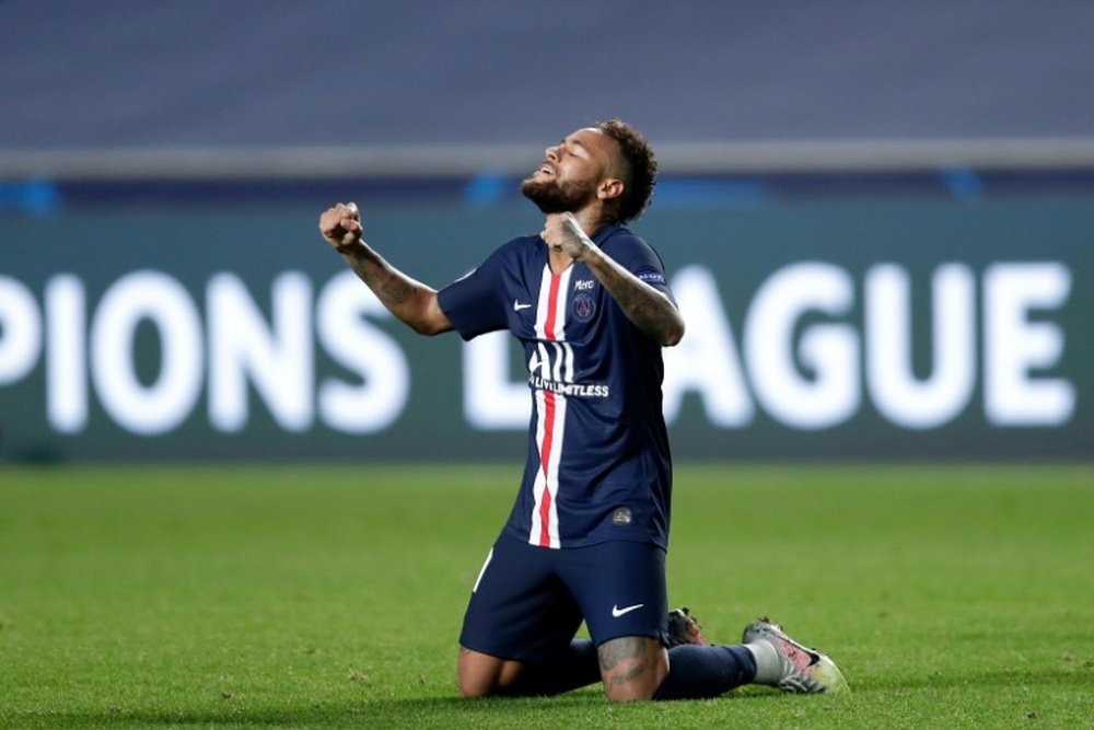 Neymar repasó sus desgracias: el motivo por el que celebró la final como un título. AFP