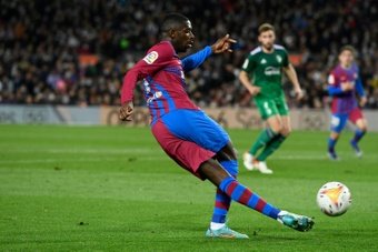 O Barça pede para que Dembélé faça um esforço.AFP