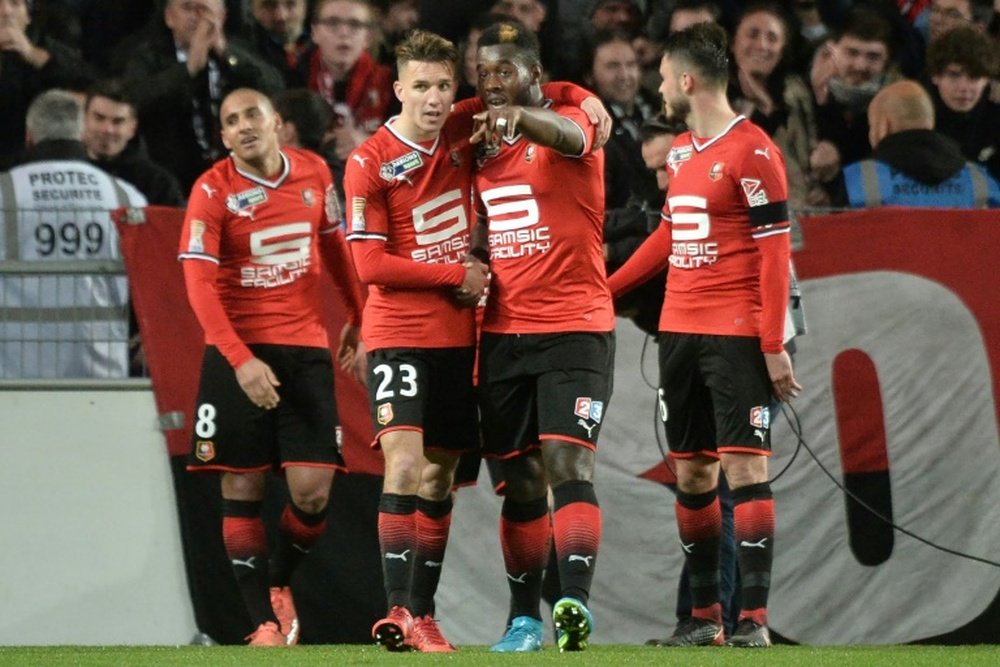 Rennes segue em frente na Copa da Liga francesa. AFP